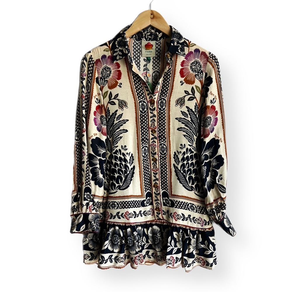 ❌ SOLD ❌ FARM RIO Romantic Garden Mini Dress - Picture 4 of 12